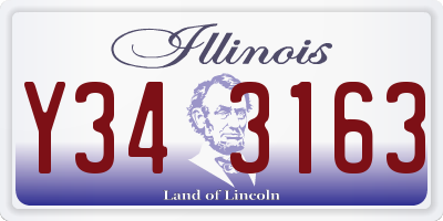 IL license plate Y343163