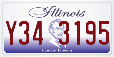 IL license plate Y343195