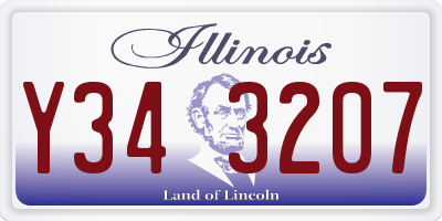 IL license plate Y343207