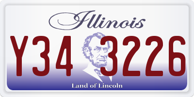 IL license plate Y343226