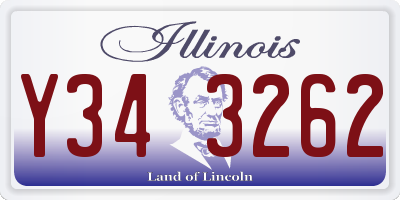 IL license plate Y343262