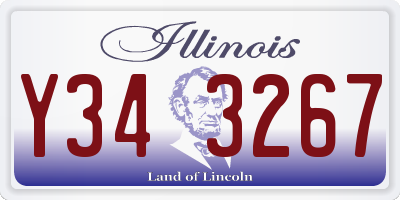 IL license plate Y343267