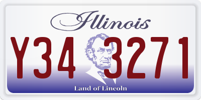 IL license plate Y343271
