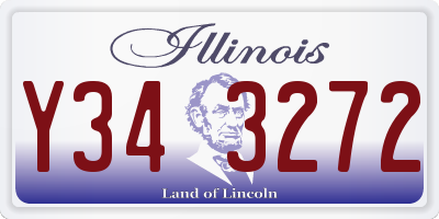 IL license plate Y343272