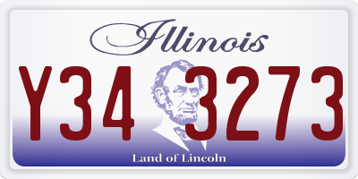 IL license plate Y343273