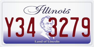 IL license plate Y343279