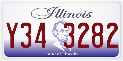 IL license plate Y343282