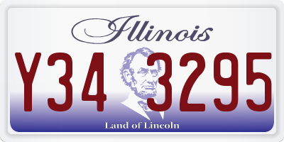IL license plate Y343295