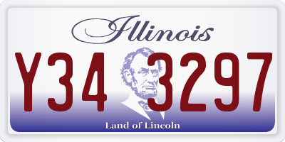 IL license plate Y343297