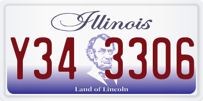 IL license plate Y343306
