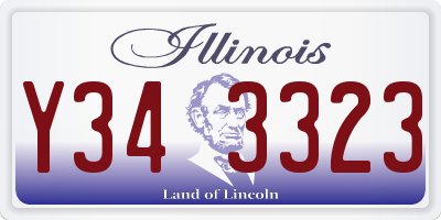 IL license plate Y343323