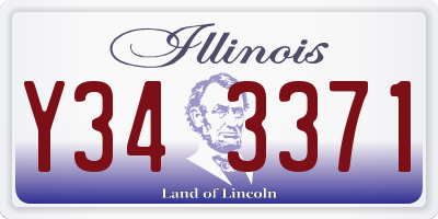 IL license plate Y343371