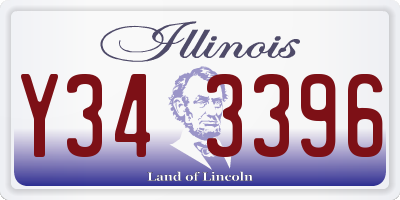 IL license plate Y343396