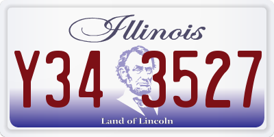 IL license plate Y343527