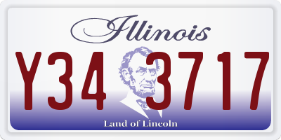 IL license plate Y343717