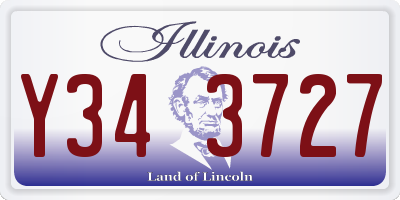 IL license plate Y343727