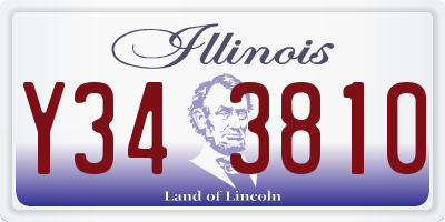 IL license plate Y343810