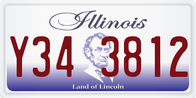IL license plate Y343812