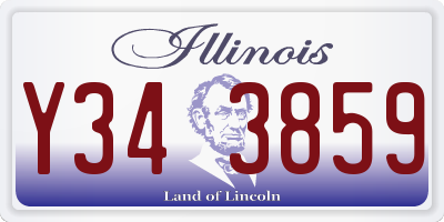 IL license plate Y343859