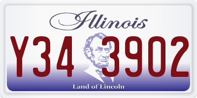 IL license plate Y343902