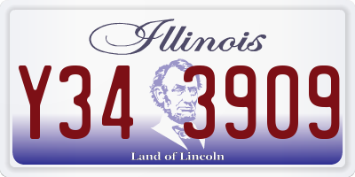 IL license plate Y343909