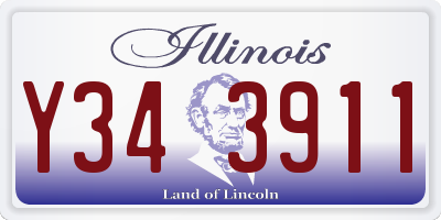 IL license plate Y343911