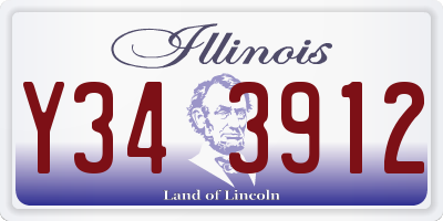 IL license plate Y343912