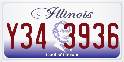 IL license plate Y343936