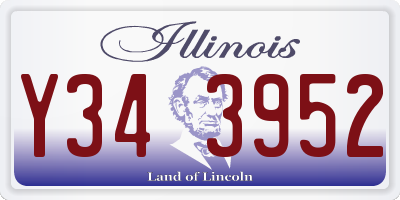 IL license plate Y343952