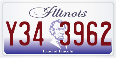 IL license plate Y343962