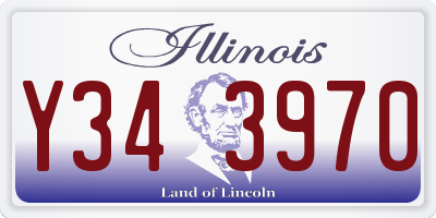 IL license plate Y343970