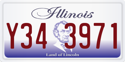 IL license plate Y343971