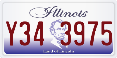 IL license plate Y343975