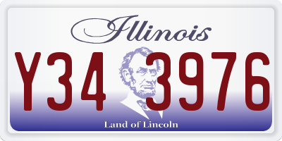IL license plate Y343976