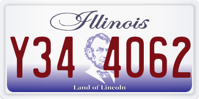 IL license plate Y344062