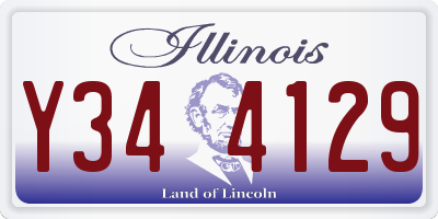 IL license plate Y344129