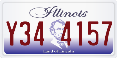 IL license plate Y344157