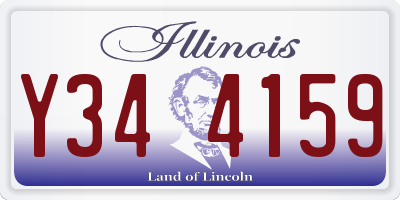 IL license plate Y344159