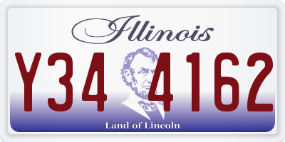 IL license plate Y344162