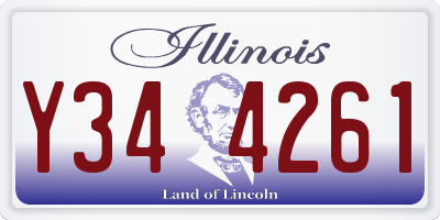 IL license plate Y344261