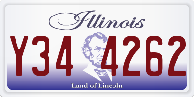 IL license plate Y344262