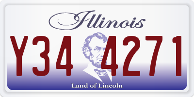 IL license plate Y344271