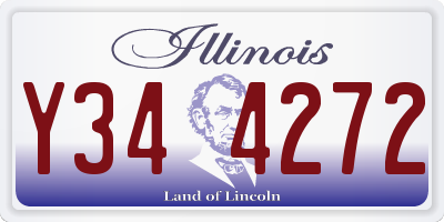 IL license plate Y344272