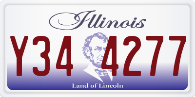 IL license plate Y344277