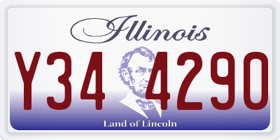 IL license plate Y344290