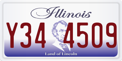 IL license plate Y344509