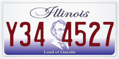IL license plate Y344527