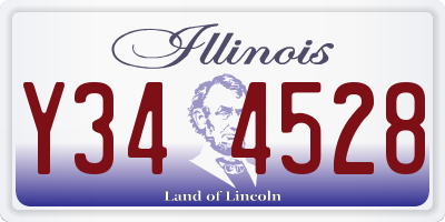IL license plate Y344528