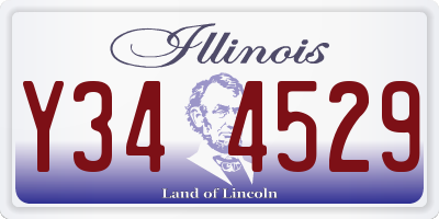 IL license plate Y344529
