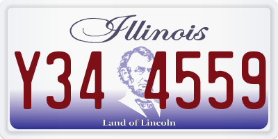 IL license plate Y344559